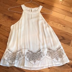 Blu pepper white tank